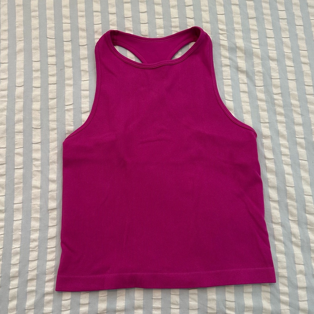 Free People Hayley hot pink tank top size M/L